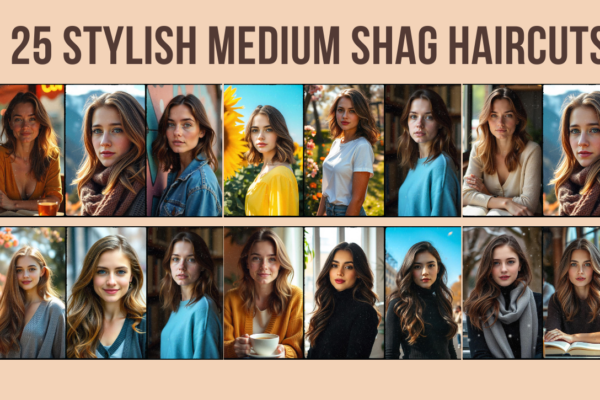 25 Stylish Medium Shag Haircuts